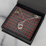 To My Beautiful Soulmate Necklace In Your Eyes I Have Found My Home Clan MacDuff Ancient Tartan Rising Phoenix Necklace