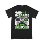2nd Grade Level Unlocked Video Game Back to School Boys Shirt - Scotstee Shop