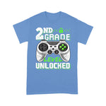 2nd Grade Level Unlocked Video Game Back to School Boys Shirt - Scotstee Shop