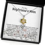 Sunflower Pendant Necklace - Mother-In-Law Necklace, Gift To My Boyfriend's Mom Necklace, Gift For Future Mother-In-Law