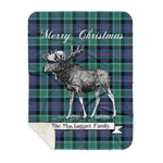 Scotstee Shop Plaid Tartan Blanket With Moose Clan MacTaggart Plaid Blanket, plaid blanket australia,plaid blanket canada,plaid christmas blanket,plaid fleece sherpa blanket,plaid sherpa blanket canada,plaid sherpa blanket lipstick,plaid sherpa blanket pink,plaid sherpa blanket queen