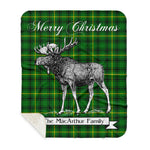 Scotstee Shop Plaid Tartan Blanket With Moose Clan MacArthur Plaid Blanket, plaid blanket australia,plaid blanket canada,plaid christmas blanket,plaid fleece sherpa blanket,plaid sherpa blanket canada,plaid sherpa blanket lipstick,plaid sherpa blanket pink,plaid sherpa blanket queen