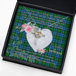 Gift For My Beautiful Girlfriend Necklace Valentine Necklace Clan Kerr Hunting Tartan Cross Dancing Necklace Scottish Tartan Jewelry