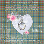 Rising Phoenix Necklace - Valentine Necklace Clan Balfour Tartan Gift for Girlfriend, Gift for My Wife Rising Phoenix Necklace