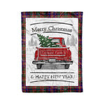 Tartan Blanket Vintage Red Truck with Christmas Tree Family Scottish Clan Cochrane plaid blanket, red plaid blanket, buffalo plaid blanket, green plaid blanket, plaid fleece blanket, blue plaid blanket, red tartan blanket, tartan plaid blanket, black and white plaid blanket, , christmas plaid blanket, orange plaid blanket, tartan plaid throw blanket, pink plaid blanket, brown plaid blanket, buffalo check blanket