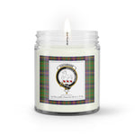 Soy Wax Candle - Buffalo Plaid Candle Clan Crest Badge Cochrane Hunting Tartan Plaid Soy Wax Candle, oil candle, candle handmade, wax candle, soy wax, nature wax, natural soy wax, natural soy candles, natural candle