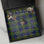 To My Beautiful Soulmate Necklace In Your Eyes I Have Found My Home Clan Dundas Tartan Crown Pendant Necklace