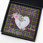 Gift For My Beautiful Girlfriend Necklace Valentine Necklace Clan Carnegie Tartan Cross Dancing Necklace Scottish Tartan Jewelry