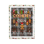 Personalized Gift Tartan Plaid Blanket Clan MacRae Weathered With Christmas Cookie Baking Crew Christmas Gift Blanket, Plaid Blanket, Christmas Fleece Blanket, Christmas Blanket, Tartan Blanket, Scottish Blanket, Scotland Blanket, Family Name Blanket, Custom Blanket, Personalized Blanket