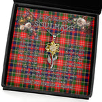 To My Beautiful Soulmate Sunflower Necklace In Your Eyes I Have Found My Home Clan Christie Tartan Jewelry For Girlfriend, Tartan Sunflower Pendant Necklace, Scottish Tartan Jewelry, valentine necklace, necklace girlfriend, necklace for wife, cute necklaces for girlfriend, jewelry for girlfriend, to my soulmate necklace, to my future wife necklace