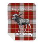 Scotstee Shop Plaid Tartan Blanket With Moose Clan MacFie Plaid Blanket, plaid blanket australia,plaid blanket canada,plaid christmas blanket,plaid fleece sherpa blanket,plaid sherpa blanket canada,plaid sherpa blanket lipstick,plaid sherpa blanket pink,plaid sherpa blanket queen