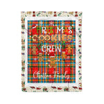 Personalized Gift Tartan Plaid Blanket Clan Chattan Modern With Christmas Cookie Baking Crew Christmas Gift Blanket, Plaid Blanket, Christmas Fleece Blanket, Christmas Blanket, Tartan Blanket, Scottish Blanket, Scotland Blanket, Family Name Blanket, Custom Blanket, Personalized Blanket