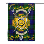 House Flag - Campbell Irish Shield Celtic Cross Tartan Garden Flag St Patrick's Day Garden Flag