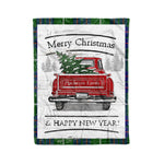 Tartan Blanket Vintage Red Truck with Christmas Tree Family Scottish Clan MacIntyre Hunting Modern plaid blanket, red plaid blanket, buffalo plaid blanket, green plaid blanket, plaid fleece blanket, blue plaid blanket, red tartan blanket, tartan plaid blanket, black and white plaid blanket, , christmas plaid blanket, orange plaid blanket, tartan plaid throw blanket, pink plaid blanket, brown plaid blanket, buffalo check blanket