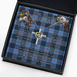 To My Beautiful Soulmate Necklace In Your Eyes I Have Found My Home Clan MacNeill Of Barra Blue Tartan Cross Dancing Necklace