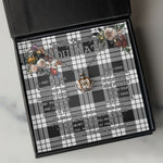 To My Beautiful Soulmate Necklace In Your Eyes I Have Found My Home Clan MacFarlane Black & White Tartan Crown Pendant Necklace