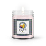 Soy Wax Candle - Buffalo Plaid Candle Clan Badge Campbell Argyll Modern Tartan Plaid Soy Wax Candle, oil candle, candle handmade, wax candle, soy wax, nature wax, natural soy wax, natural soy candles, natural candle