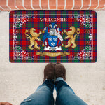 Doormat - Tartan Door Mat The Family Fraser of Altyre Welcome Mat, Plaid Doormat Scottish