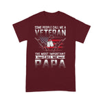 Scotstee Shop - Veteran 365 Some People Call Me A Veteran Papa Gift 4th Of July Shirt