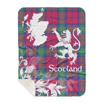 Sherpa Blanket - Tartan Blanket Thistle and Lion Scottish Clan Lindsay Ancient Plaid Blanket, plaid sherpa blanket queen,purple sherpa blanket,queen sherpa blanket,queen size sherpa blanket,red sherpa blanket,scottish tartan blankets,sherpa blanket,sherpa christmas blanket