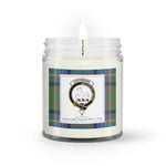 Soy Wax Candle - Buffalo Plaid Candle Clan Crest Badge Cochrane Ancient Tartan Plaid Soy Wax Candle, oil candle, candle handmade, wax candle, soy wax, nature wax, natural soy wax, natural soy candles, natural candle