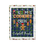 Personalized Gift Tartan Plaid Blanket Clan Campbell Argyll Ancient With Christmas Cookie Baking Crew Christmas Gift Blanket, Plaid Blanket, Christmas Fleece Blanket, Christmas Blanket, Tartan Blanket, Scottish Blanket, Scotland Blanket, Family Name Blanket, Custom Blanket, Personalized Blanket