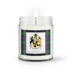 Soy Wax Candle - Buffalo Plaid Candle Campbell Of Cawdor Modern Family Crest Tartan Plaid Soy Wax Candle, oil candle, candle handmade, wax candle, soy wax, nature wax, natural soy wax, natural soy candles, natural candle