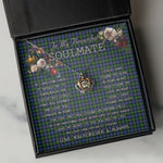 To My Beautiful Soulmate Necklace In Your Eyes I Have Found My Home Clan Baillie Hunting Tartan Crown Pendant Necklace
