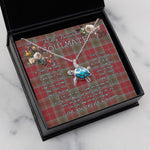 Sea Turtle Necklace To My Beautiful Soulmate Necklace In Your Eyes I Have Found My Home Clan Lindsay Tartan Blue Turtle Necklace