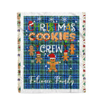 Products Personalized Gift Tartan Plaid Blanket Clan Falconer With Christmas Cookie Baking Crew Christmas Gift Blanket, Plaid Blanket, Christmas Fleece Blanket, Christmas Blanket, Tartan Blanket, Scottish Blanket, Scotland Blanket, Family Name Blanket, Custom Blanket, Personalized Blanket