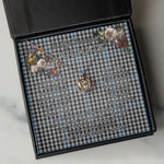 To My Beautiful Soulmate Necklace In Your Eyes I Have Found My Home Clan Gladstone Tartan Crown Pendant Necklace