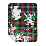 Sherpa Blanket - Tartan Blanket Thistle and Lion Scottish Clan Brodie Modern Plaid Blanket, plaid sherpa blanket queen,purple sherpa blanket,queen sherpa blanket,queen size sherpa blanket,red sherpa blanket,scottish tartan blankets,sherpa blanket,sherpa christmas blanket