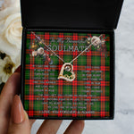 To My Beautiful Soulmate Necklace In Your Eyes I Have Found My Home Clan Blackstock Tartan Forever Love Necklace