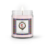 Soy Wax Candle - Buffalo Plaid Candle Clan Crest Badge Adam Ancient Tartan Plaid Soy Wax Candle, oil candle, candle handmade, wax candle, soy wax, nature wax, natural soy wax, natural soy candles, natural candle