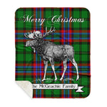 Scotstee Shop Plaid Tartan Blanket With Moose Clan McGeachie Plaid Blanket, plaid blanket australia,plaid blanket canada,plaid christmas blanket,plaid fleece sherpa blanket,plaid sherpa blanket canada,plaid sherpa blanket lipstick,plaid sherpa blanket pink,plaid sherpa blanket queen
