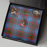 To My Beautiful Soulmate Necklace In Your Eyes I Have Found My Home Clan Newton Tartan Crown Pendant Necklace