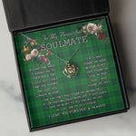 To My Beautiful Soulmate Necklace In Your Eyes I Have Found My Home Clan Erskine Hunting Tartan Crown Pendant Necklace