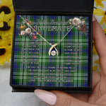 To My Beautiful Soulmate Necklace In Your Eyes I Have Found My Home Clan Mow Tartan Wishbone Dancing Necklace