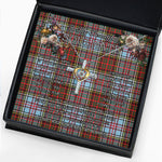 To My Beautiful Soulmate Necklace In Your Eyes I Have Found My Home Clan Anderson Ancient Tartan Cross Dancing Necklace
