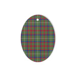 Shaw Green Modern Tartan Oval Ornaments, Christmas Tree Ornament, Plaid Christmas Ornaments, Ceramic Oval Christmas Tree Decoration, Tartan Oval Ornaments, Christmas Tree Ornament, Plaid Christmas Ornaments, Ceramic Oval Christmas Tree Decoration