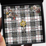 To My Beautiful Soulmate Sunflower Necklace In Your Eyes I Have Found My Home Clan MacPherson Modern Tartan Jewelry For Girlfriend