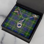 To My Beautiful Soulmate Necklace In Your Eyes I Have Found My Home Clan MaiTland Tartan Rising Phoenix Necklace