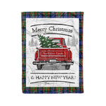 Tartan Blanket Vintage Red Truck with Christmas Tree Family Scottish Clan MacLaren plaid blanket, red plaid blanket, buffalo plaid blanket, green plaid blanket, plaid fleece blanket, blue plaid blanket, red tartan blanket, tartan plaid blanket, black and white plaid blanket, , christmas plaid blanket, orange plaid blanket, tartan plaid throw blanket, pink plaid blanket, brown plaid blanket, buffalo check blanket