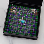 Sea Turtle Necklace To My Beautiful Soulmate Necklace In Your Eyes I Have Found My Home Clan Hunter Modern Tartan Blue Turtle Necklace
