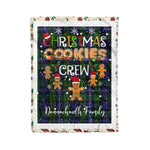 Products Personalized Gift Tartan Plaid Blanket Clan Donnachaidh Robertson With Christmas Cookie Baking Crew Christmas Gift Blanket, Plaid Blanket, Christmas Fleece Blanket, Christmas Blanket, Tartan Blanket, Scottish Blanket, Scotland Blanket, Family Name Blanket, Custom Blanket, Personalized Blanket