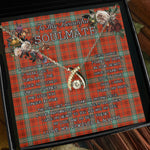 To My Beautiful Soulmate Necklace In Your Eyes I Have Found My Home Clan Morrison Red Ancient Tartan Wishbone Dancing Necklace