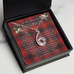 To My Beautiful Soulmate Necklace In Your Eyes I Have Found My Home Clan MacIver Tartan Rising Phoenix Necklace