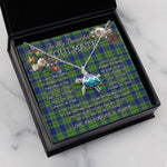 Sea Turtle Necklace To My Beautiful Soulmate Necklace In Your Eyes I Have Found My Home Clan Dixon Tartan Blue Turtle Necklace