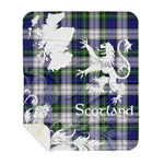 Sherpa Blanket - Tartan Blanket Thistle and Lion Scottish Clan Meldrum Gordon Dress Plaid Blanket, plaid sherpa blanket queen,purple sherpa blanket,queen sherpa blanket,queen size sherpa blanket,red sherpa blanket,scottish tartan blankets,sherpa blanket,sherpa christmas blanket