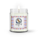 Soy Wax Candle - Buffalo Plaid Candle Clan Badge Boswell Modern Tartan Plaid Soy Wax Candle, oil candle, candle handmade, wax candle, soy wax, nature wax, natural soy wax, natural soy candles, natural candle